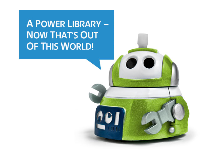 A power library - now that's out of this world!